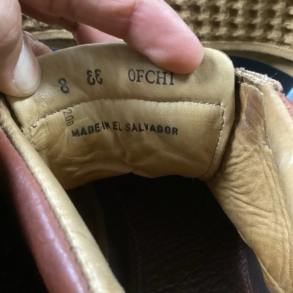 VTG LL Bean Allagash Brown Mens Sz 8 EE Pebbled Leather Moc Toe Chukka Boots